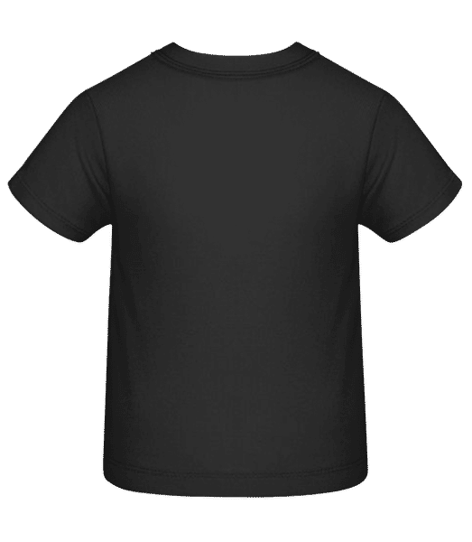 Porsche Vs poussette - T-shirt Bio Bébé - Noir - Derrière