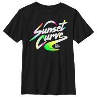 Netflix - Julie And The Phantoms - Logo Sunset Curve - Kinder T-Shirt - Schwarz - Vorne
