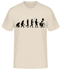 Evolution Of Office Workers · Camiseta básica para hombre