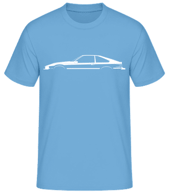 'Toyota Supra A60' Silhouette - Men's Basic T-Shirt - Light blue - Front