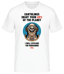 Earthlings Enjoy Your 29% · T-shirt standard Homme