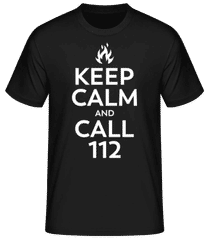Keep Calm And Call 112 · Men's Basic T-Shirt
