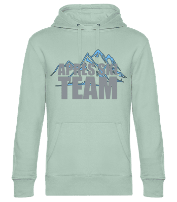 Après Ski Team - Unisex Premium Hoodie - Mintgrün - Vorne