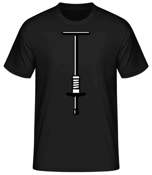 Aperçu: Pogostick - T-shirt standard Homme - Noir - Devant