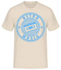 Retro Music Logo · Camiseta básica para hombre