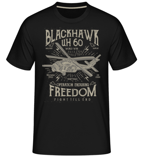 Aperçu: Blackhawk -  T-Shirt Shirtinator homme - Noir - Devant