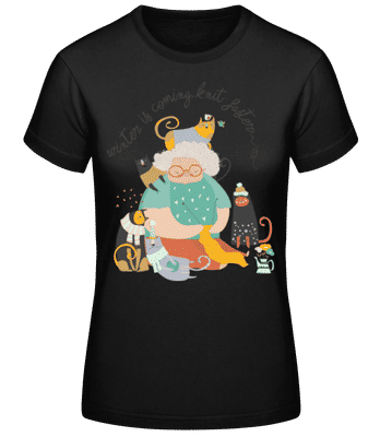 Winter Is Coming - T-shirt standard Femme - Noir - Devant