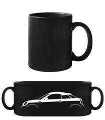 'Mini Cooper S Coupe (R58)' Silhouette · Black Mug