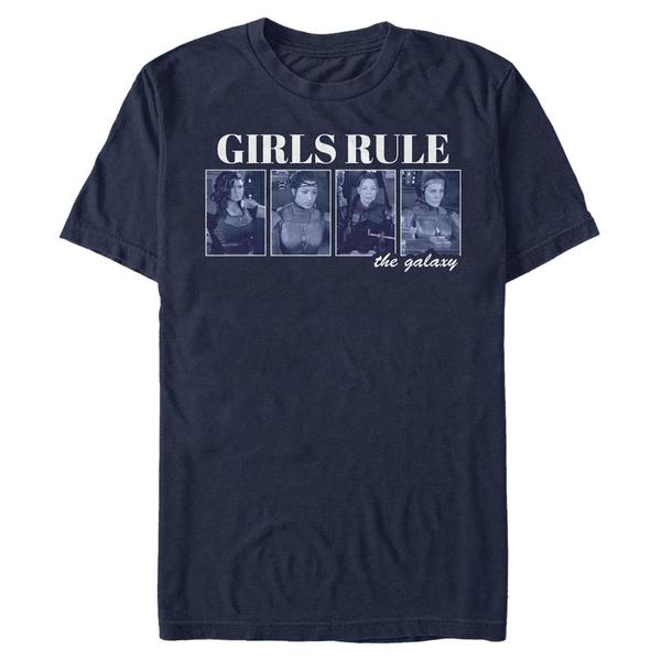 Vorschau: Star Wars - The Mandalorian - Skupina MandoMon Epi7 We are the Way - Männer T-Shirt - Marine - Vorne