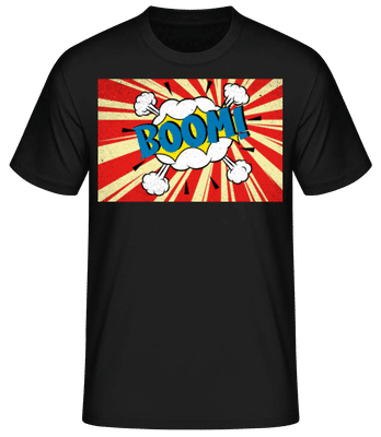 Boom - Men's Basic T-Shirt - Black - Front