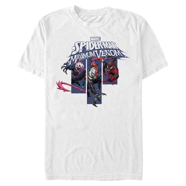 Aperçu: Marvel - Spider-Man Venom Banners - Homme T-shirt - Blanc - Devant