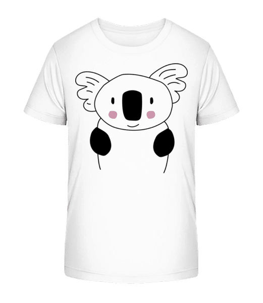 Aperçu: Koala Mignon - T-shirt bio Enfant Stanley Stella 2.0 - Blanc - Devant