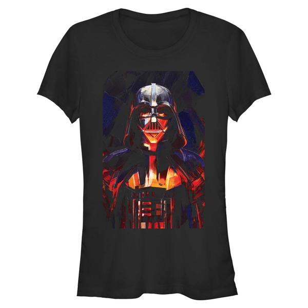 Aperçu: Star Wars - Obi-Wan Kenobi - Darth Vader Vader Paint - Femme T-shirt - Noir - Devant