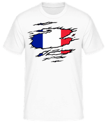 Drapeau mûré France · T-shirt standard Homme