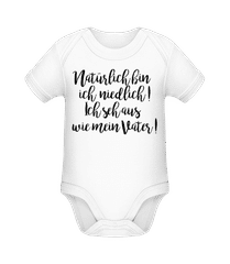 Natürlich Bin Ich Niedlich · Baby Bio Strampler