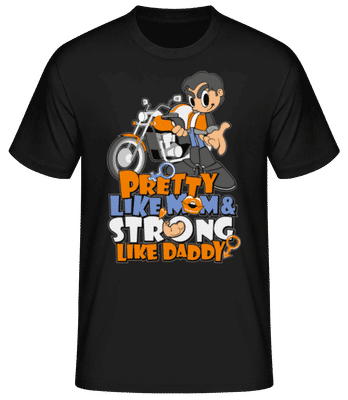 Biker Kid - Pánske basic tričko - Čierna - Predné