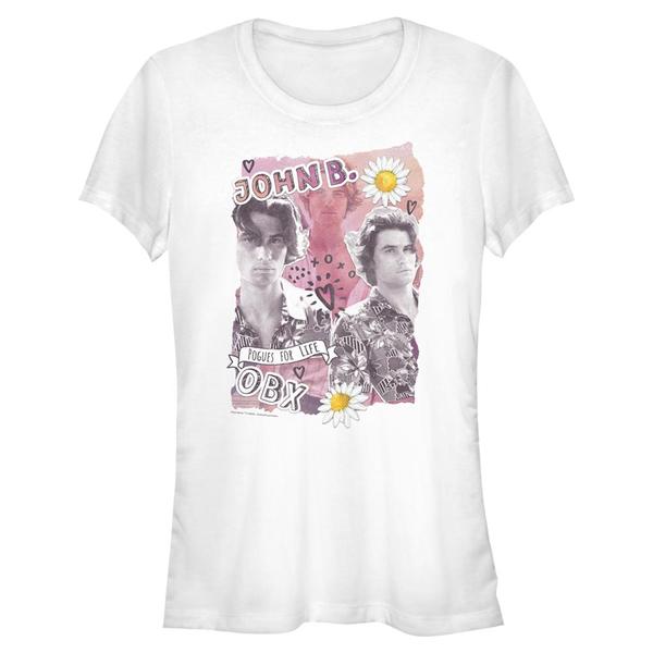 Preview: Netflix - Outer Banks - John B Collage - Women's T-Shirt - White - Front