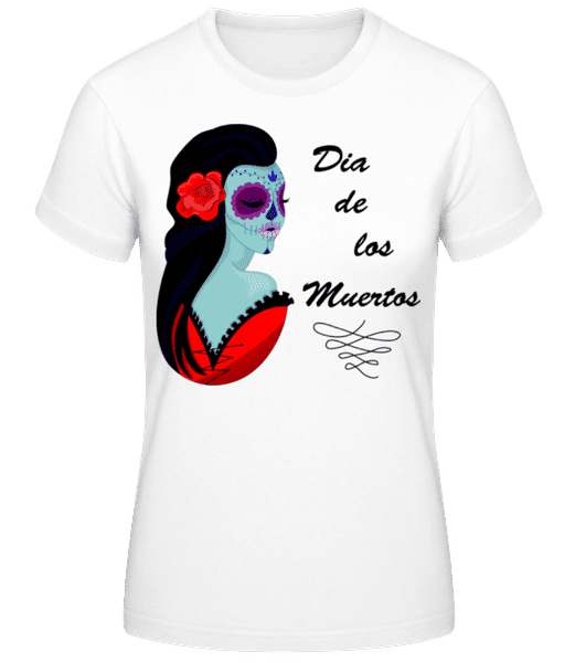 Aperçu: Dia De Los Muertos - T-shirt standard Femme - Blanc - Devant