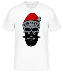 Bad Santa Skull Beard · Männer Basic T-Shirt