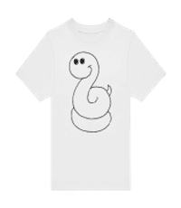 Enfant Comic - Serpent - T-shirt homme B&C - Blanc - Devant