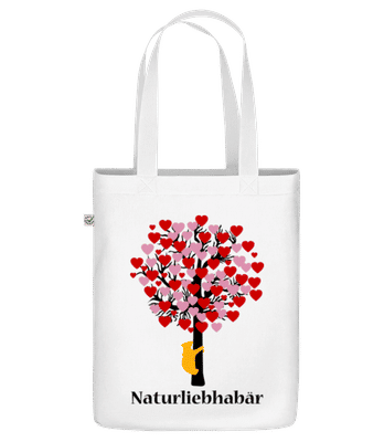 Naturliebhabär - Bio Tasche - Weiß - Vorne