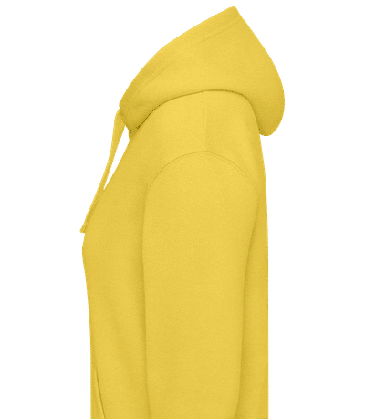 Sweat à capuche standard pour femme - Jaune - Gauche