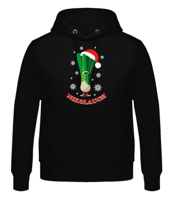 Nikolauch - Männer Hoodie - Schwarz - Vorne