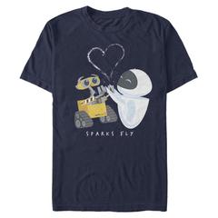 Pixar - Wall-E - Wall-e Sparks Fly - Männer T-Shirt