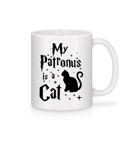 Aperçu: My Patronus Is A Cat - Mug en céramique blanc - Blanc - Devant