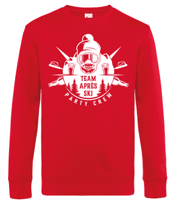 Team Après Ski - Men's standard sweatshirt - Red - Front