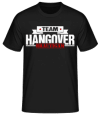 Team Hangover Bräutigam - Männer Basic T-Shirt - Schwarz - Vorne