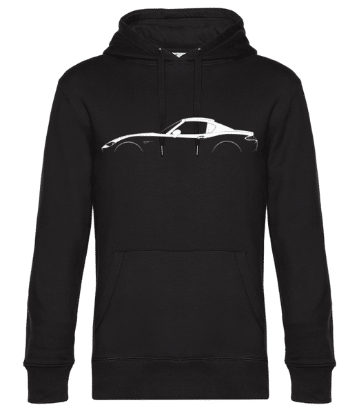 Preview: 'Mazda MX-5 Miata RF ND' Silhouette - Men’s Standard Hoodie - Black - Front