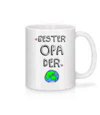 Bester Opa der Welt - Tasse - Weiß - Vorne