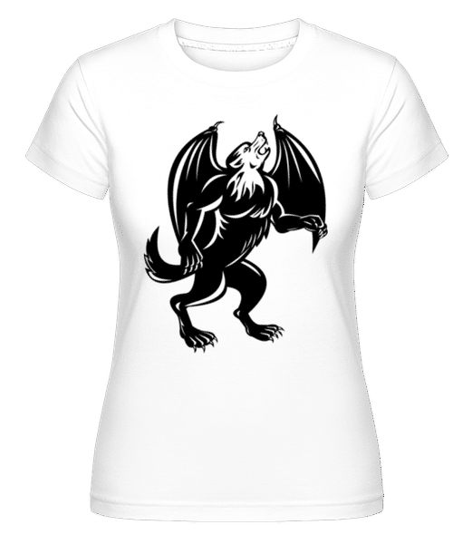 Aperçu: Gothic Monster Black -  T-shirt Shirtinator femme - Blanc - Devant