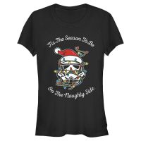 Star Wars - Stormtrooper Tis The Season - Christmas - Women's T-Shirt - Black - Front
