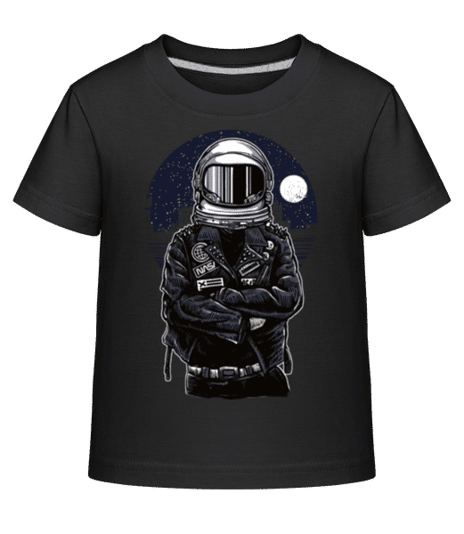 Astronaut Rebel - T-shirt shirtinator Enfant - Noir - Devant