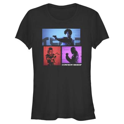 Netflix - Cowboy Bebop - Skupina Box Up - Femme T-shirt - Noir - Devant