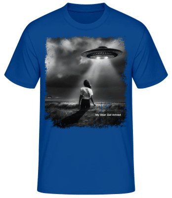My 'Uber' Just Arrived - T-shirt standard Homme - Bleu royal - Devant