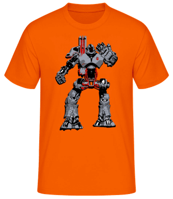 Robots De Combat - T-shirt homme B&C - Orange - Devant