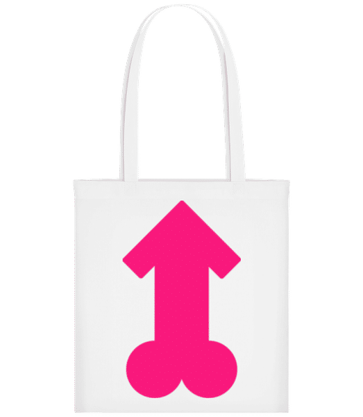 Aperçu: Pink Penis - Tote Bag - Blanc - Devant