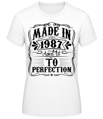 Aged To Perfektion - Camiseta para mujer B&C - Blanco - delante