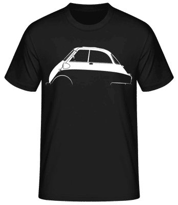 'BMW Isetta' Silhouette - Men's Basic T-Shirt - Black - Front