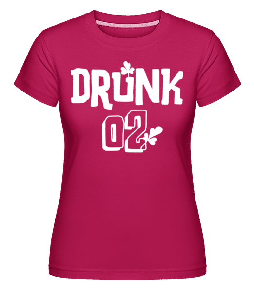 Aperçu: Drunk 02 -  T-shirt Shirtinator femme - Magenta - Devant
