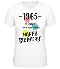 1965 60 Singen Tanzen Feiern · Frauen Basic T-Shirt