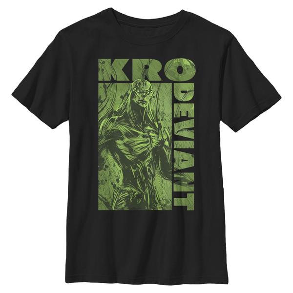 Aperçu: Marvel - Eternals - Kro Green - Enfant T-shirt - Noir - Devant