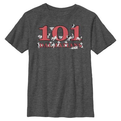Disney Classics - 101 Dalmatians - Logo Pups - Kids T-Shirt - Heather anthracite - Front