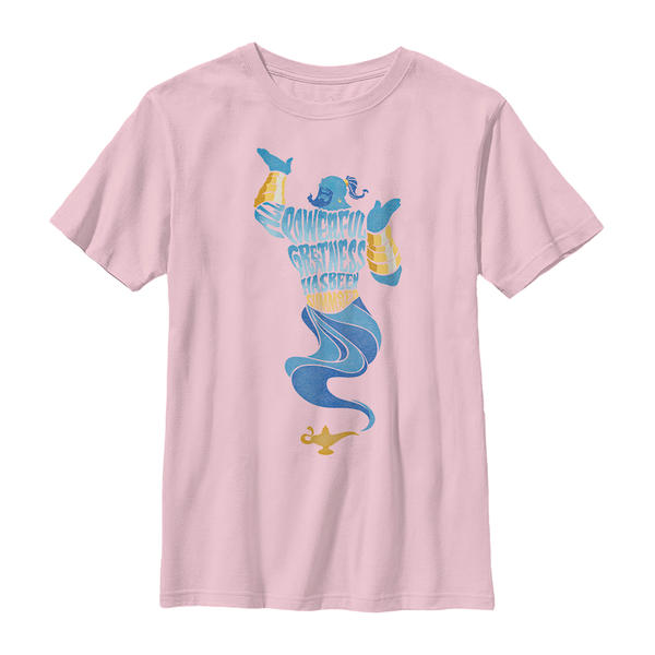 Aperçu: Disney - Aladin - Genie Another All Powerful - Enfant T-shirt - Rose - Devant