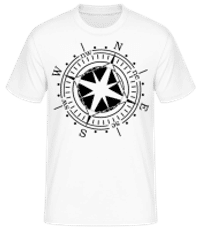 Boussole - T-shirt standard Homme - Blanc - Devant