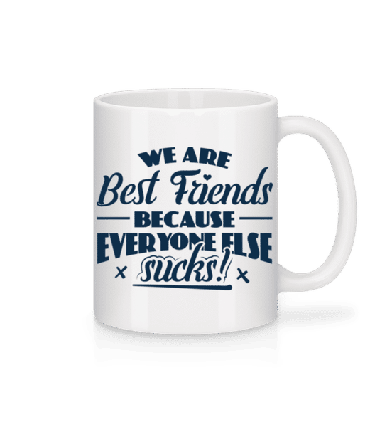 Aperçu: We Are Best Friends - Mug en céramique blanc - Blanc - Devant