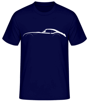 'Wiesmann GT MF4' Silhouette - Men's Basic T-Shirt - Navy - Front